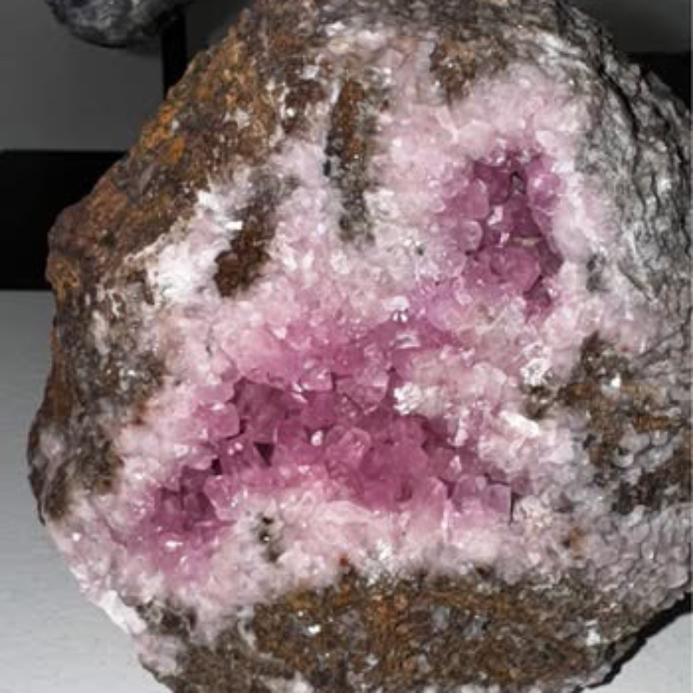 Cobalt Calcite, rough.